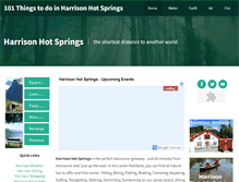 Tablet Screenshot of harrison-hot-springs.com